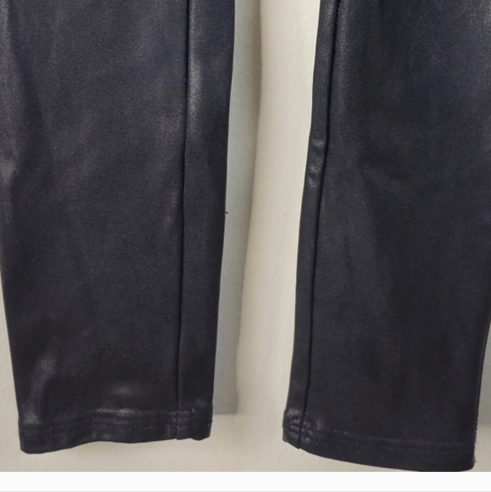 SPANX FAUX LEATHER high Waist Leggins Size S - Picture 5 of 8
